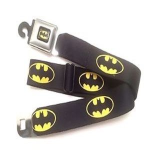 Batman-DC-Comics-Black-Yellow-Seat Belt